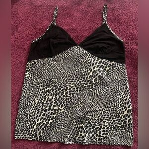 Cruz Natori Black and White Print SleepWear